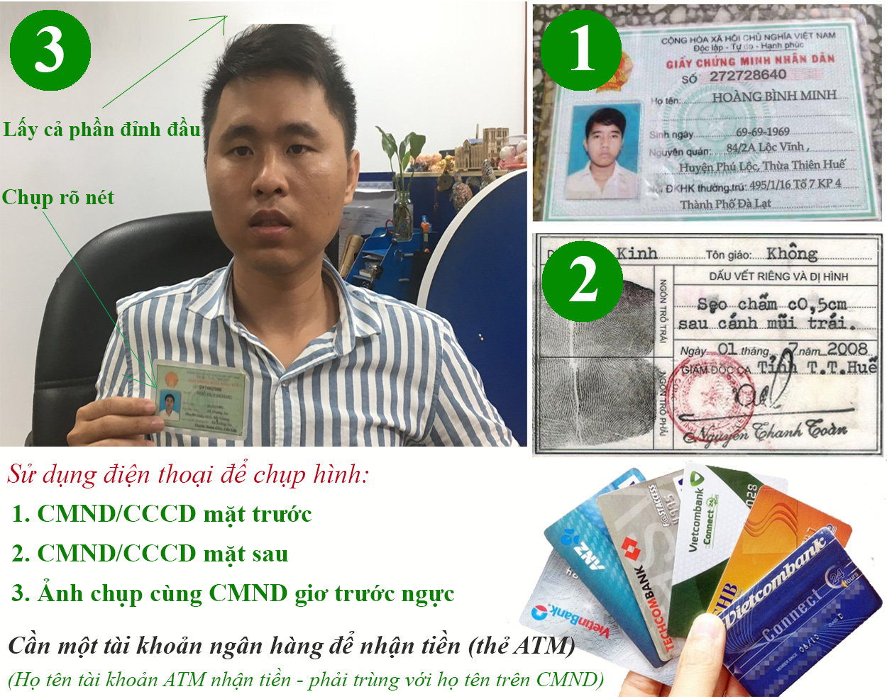 Điều kiện vay tiền bằng CMND Điều kiện vay tiền bằng CMND